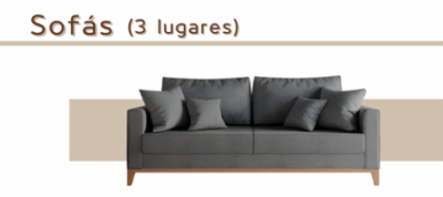 Sofás 3 Lugares